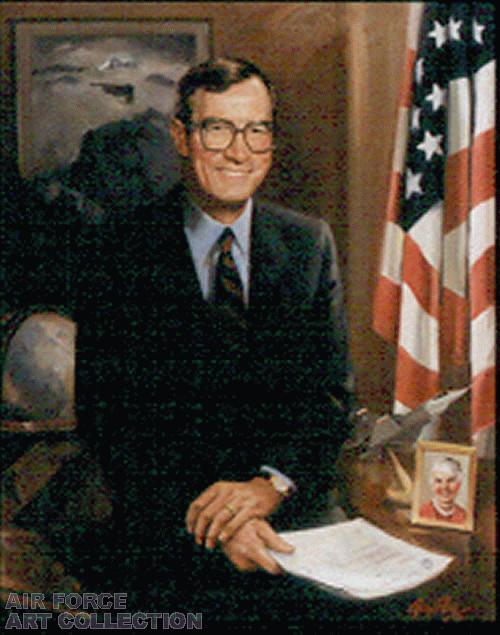 PORTRAIT OF SECRETARY OF THE AIR FORCE, DR. DONALD B. RICE